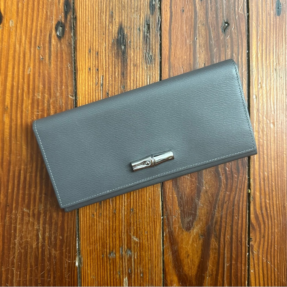 Longchamp Roseau Leather Continental Wallet